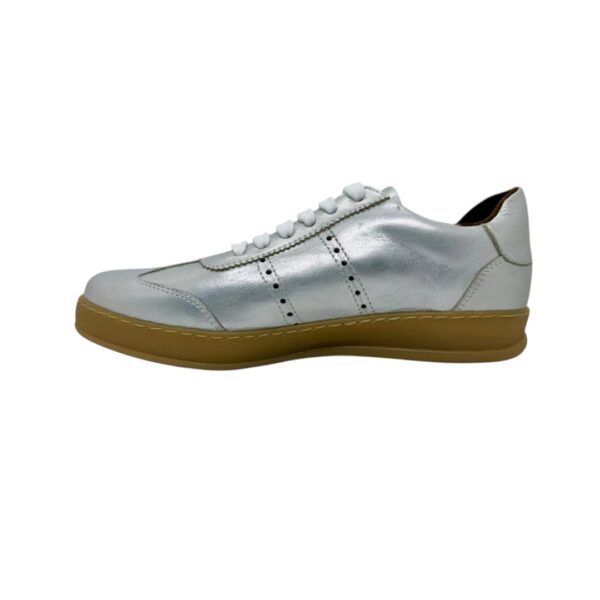 Zapatilla Tabbuso Catania de cuero color platil